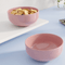 Solid Pink Ceramic Bowl Set Of 2 - The Earth Store - Bowl